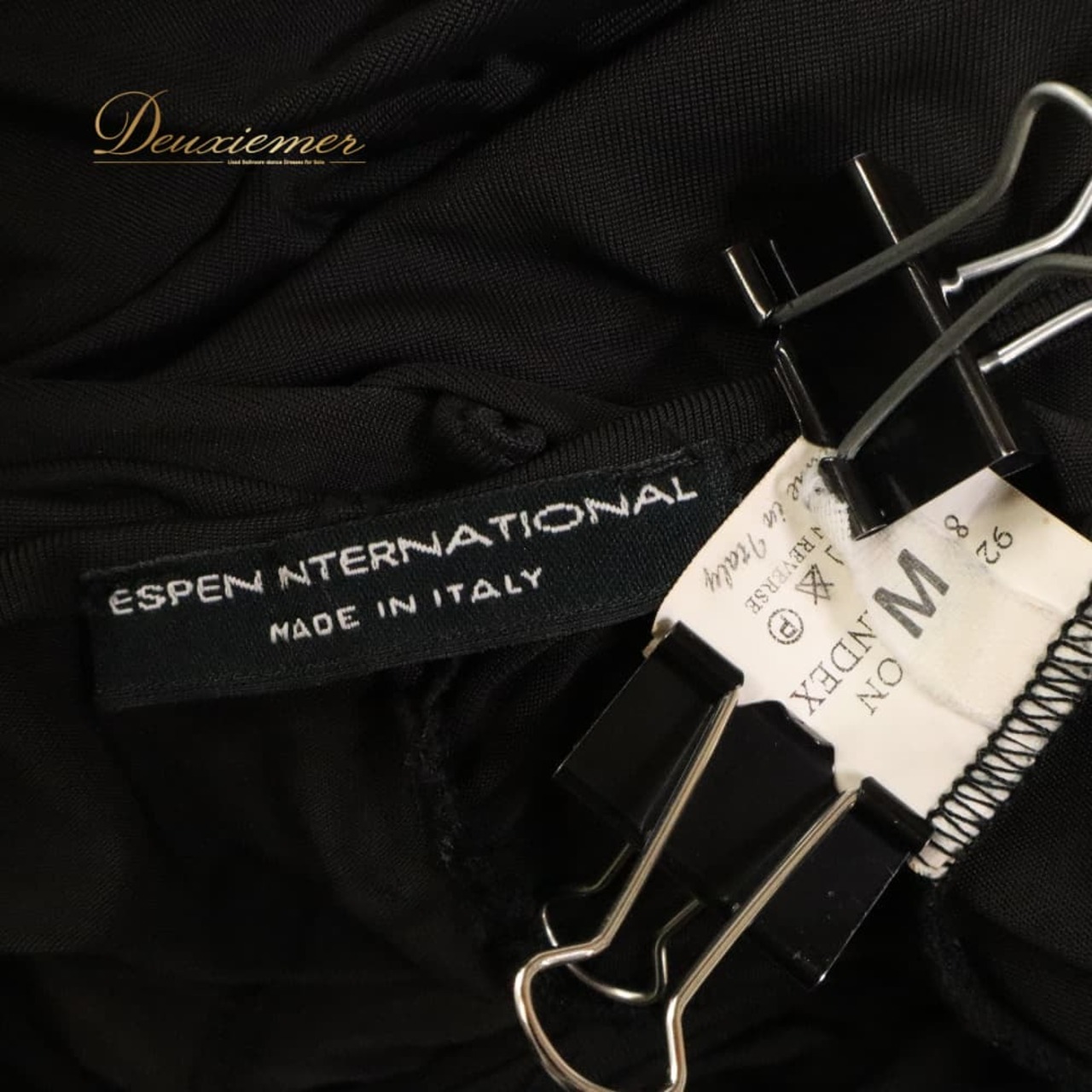 社交ダンス 衣装 ESPEN INTERNATIONAL スカート レッスンウェア ブラック系 黒 無地 イタリア製 フレア シンプル 軽やか 華やか かわいい おしゃれ 上品 大人っぽい ダンス 練習 レッスン ダンス衣装 練習着 レッスンウェア