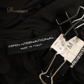 社交ダンス 衣装 ESPEN INTERNATIONAL スカート レッスンウェア ブラック系 黒 無地 イタリア製 フレア シンプル 軽やか 華やか かわいい おしゃれ 上品 大人っぽい ダンス 練習 レッスン ダンス衣装 練習着 レッスンウェア