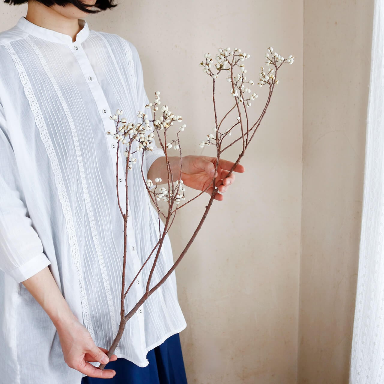 大枝・ロング】 枝もの ナンキンハゼの木 ドライフラワー ＊ 国産 花材
