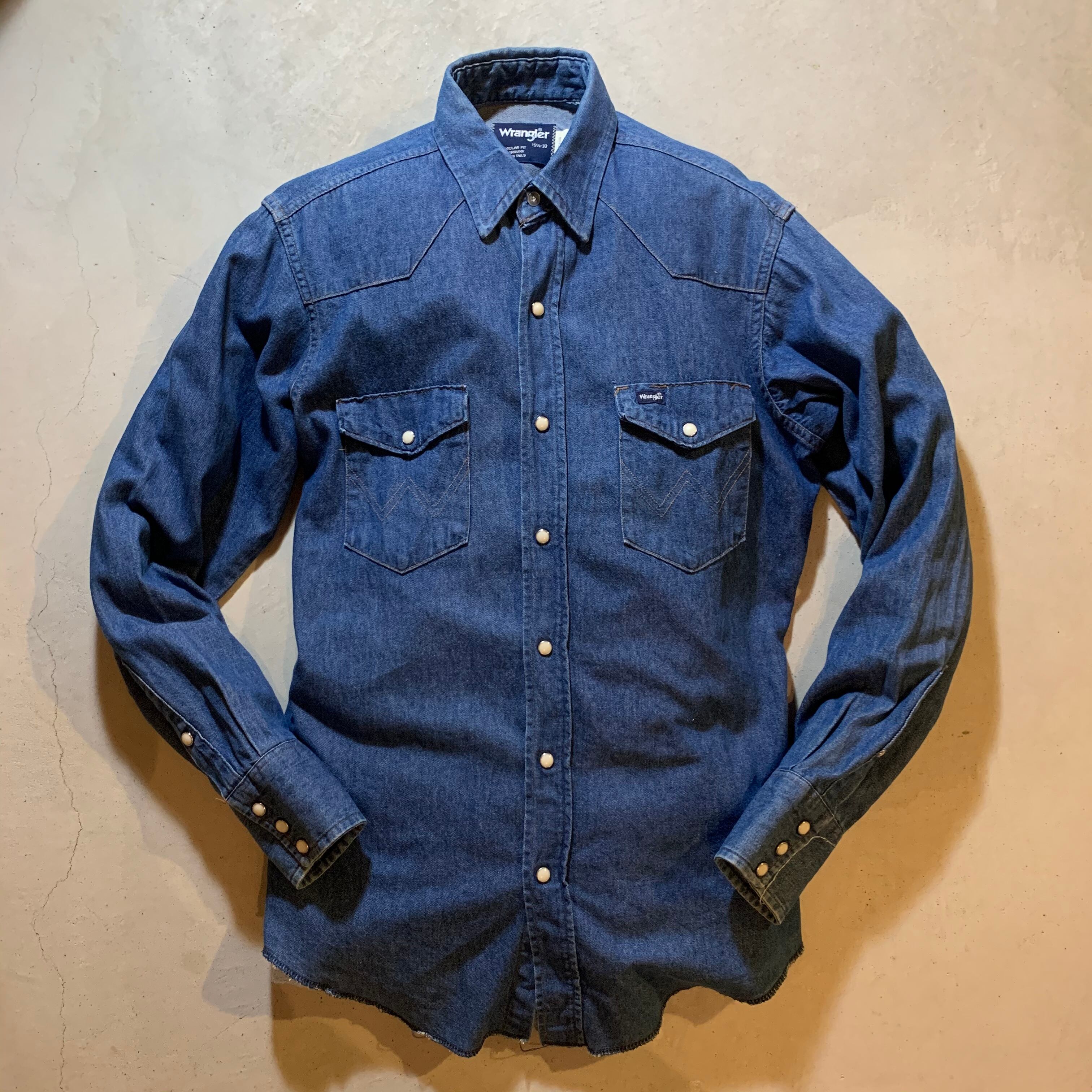 Wrangler ラングラー デニムウエスタンシャツ 80s USA製 | ohal Wrangler ラングラー デニムウエスタンシャツ 80s USA製 | ohal