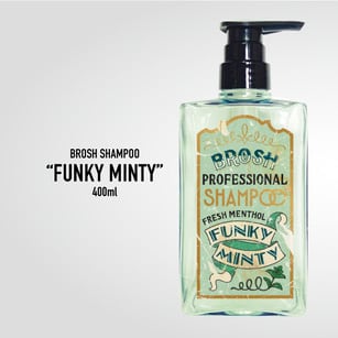 卸売決済用 BROSH クールミント&ボタニカル シャンプー 400ml | 理容
