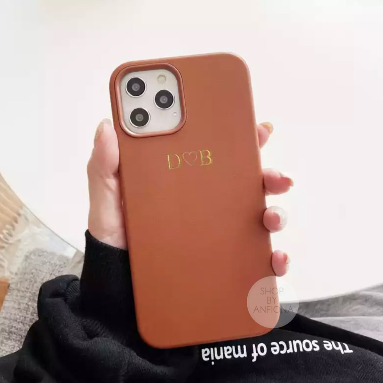 iPhone PUレーザーケース ご希望の画像やネームを刻印 iPhoneケース