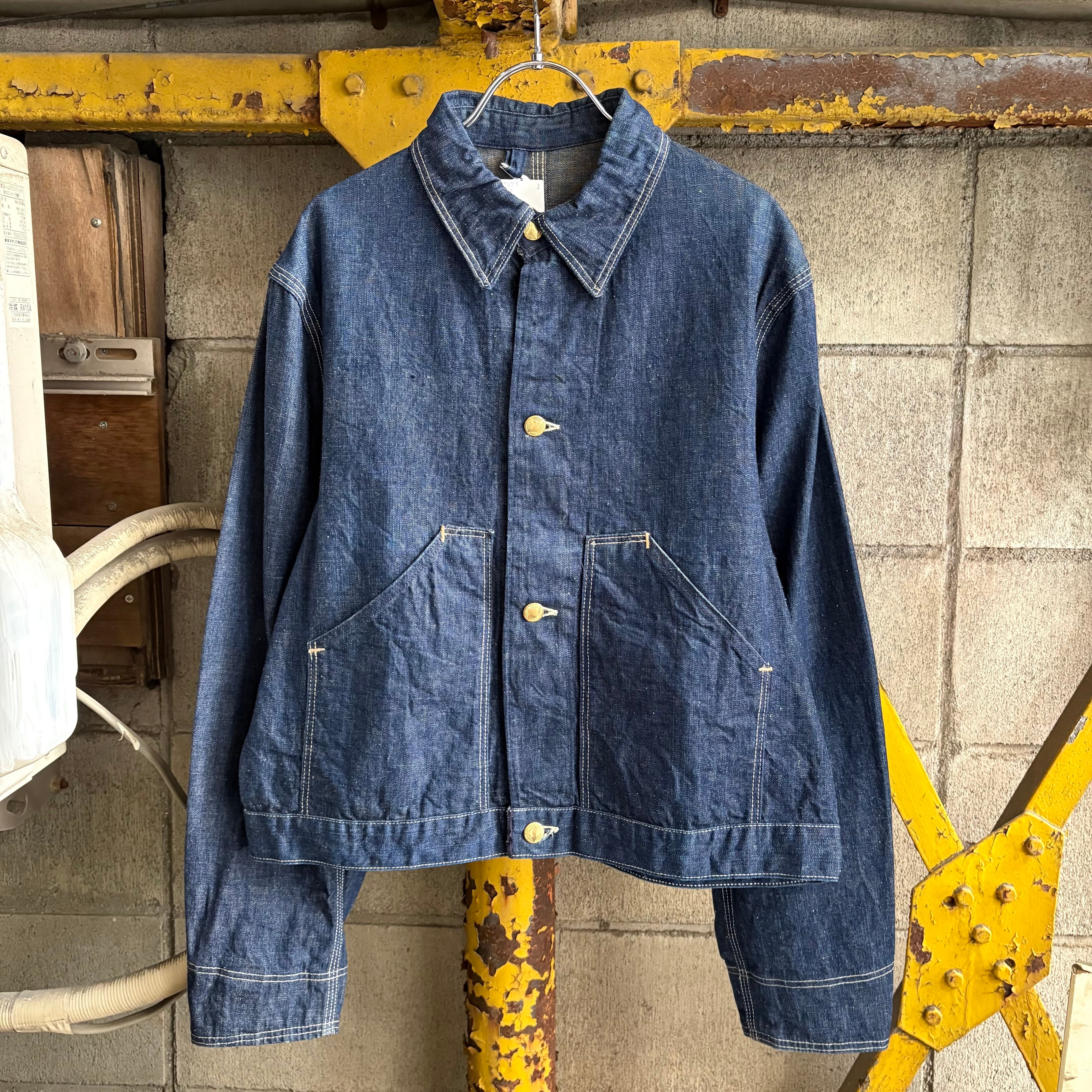 あ*ー様 50s　60s　the engineer ヴィンテージ　デニムジャケッ 濃厚】40's Denim Engineer Jacket | 下北沢SPiKe＆SPiCe