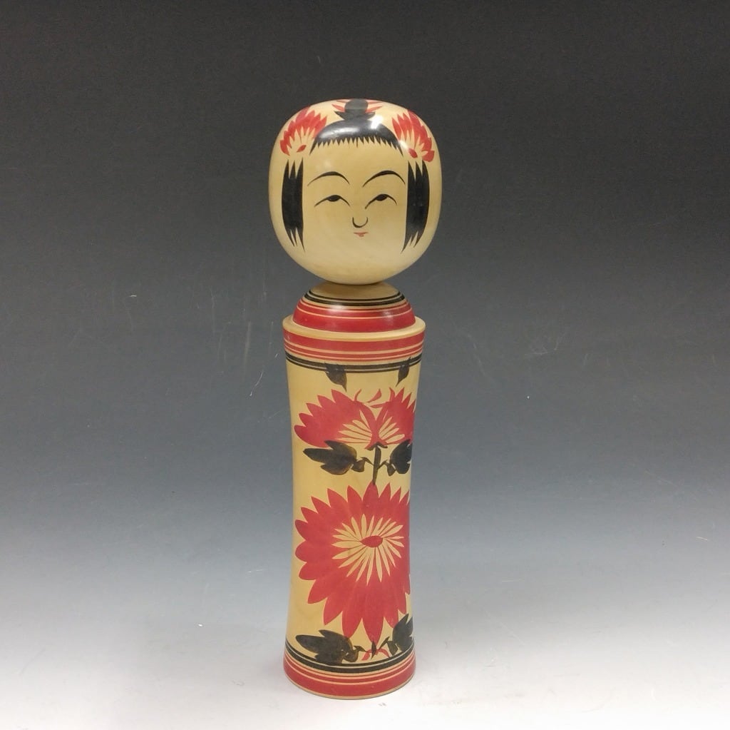 名工 小山今朝記｜KOYAMA Kesaki(宮城, 1940- ) 鳴子系 伝統こけし