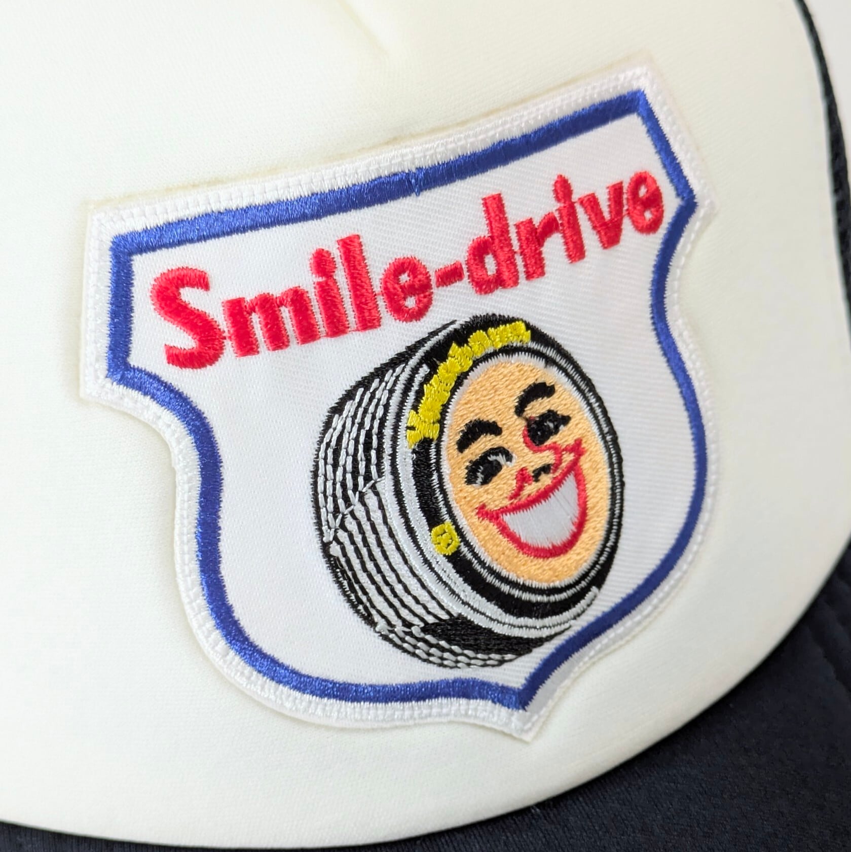 【 Mesh Cap / メッシュキャップ 】 スマイレージ (Smile-drive) / 横浜ゴム / ヨコハマタイヤ / DARK NAVY / レーシングキャップ / ベースボールキャップ 〚アメリカン雑貨 アメトイ〛