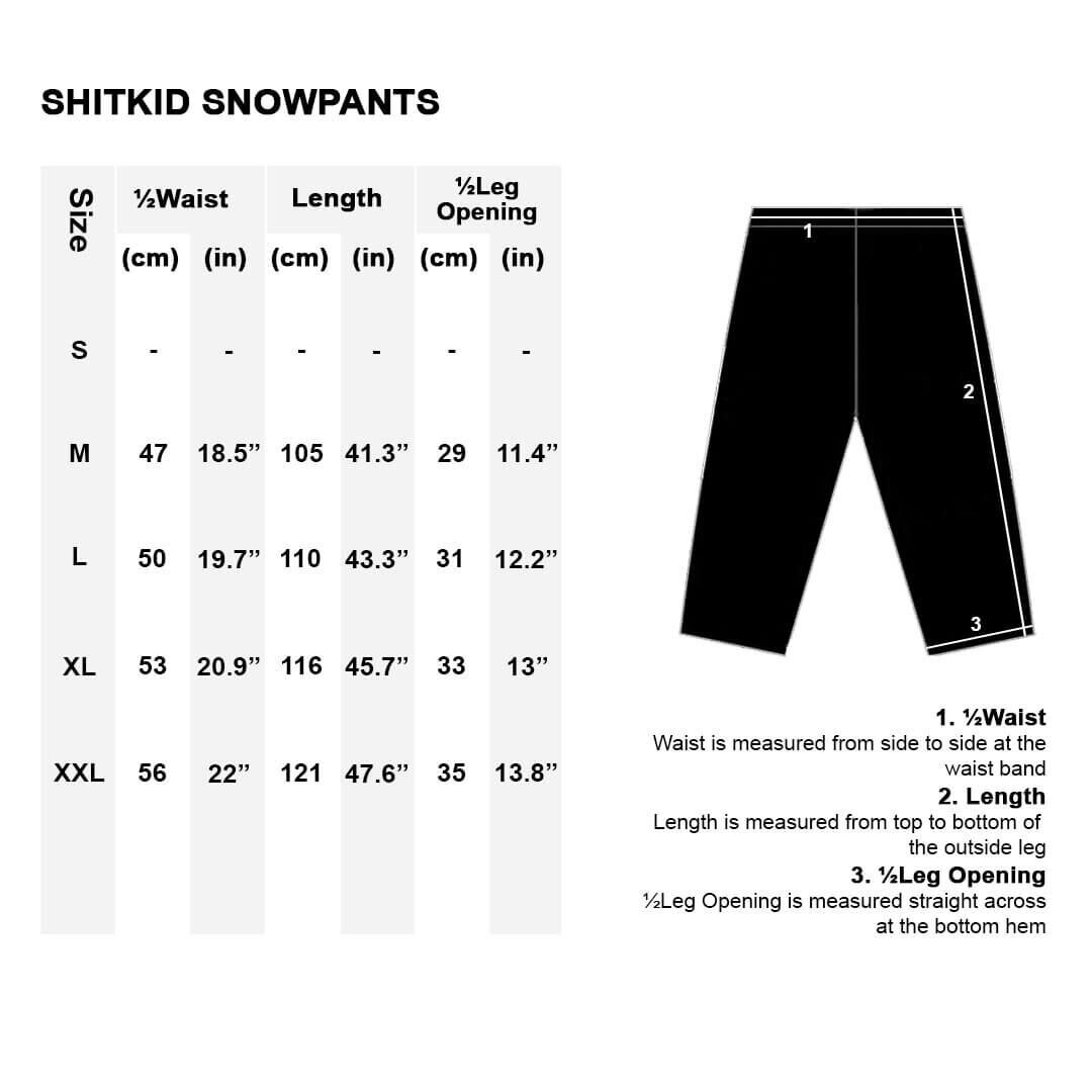HARLAUT SHITKID SNOWPANTS NAVY ハーロウ スノーパンツ スノー ウェア 
