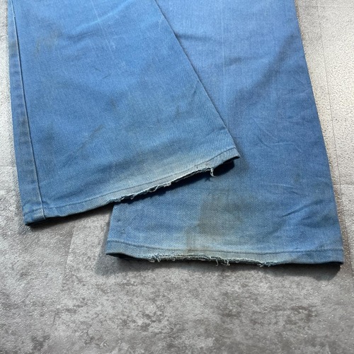 70s 80s Dickies フレア チビタグ デニム USA製 詳細写真20