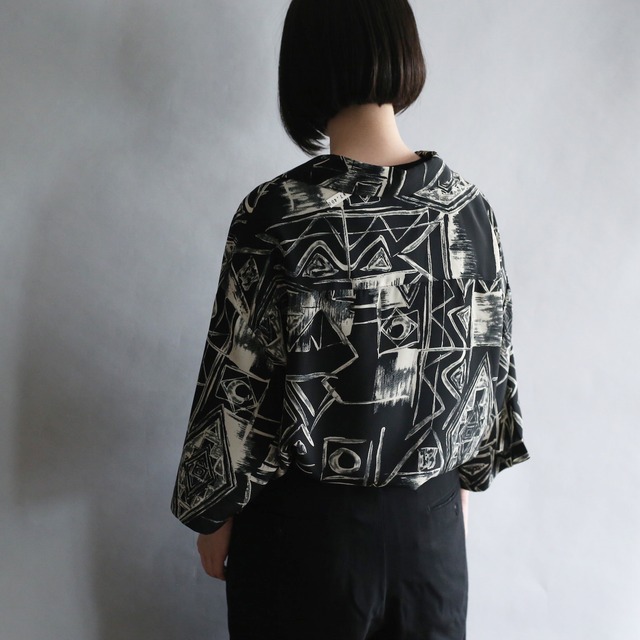 monokuro geometry texture h/s big shirt