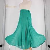 社交ダンス 衣装 スタンダード スカート レッスンウェア 無地 シンプル 練習着 A vivare アビバーレ 緑 グリーン系 レース かわいい エレガント フレッシュ 伸縮性 レディース ダンススカート スポーツウェア 軽やか カジュアル 練習用 おしゃれ 大人用 体型カバー 楽チン スタイリッシュ 社交ダンス用品 おすすめ 通気性 有り