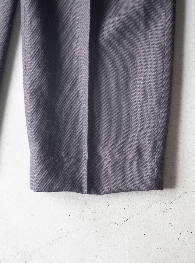 "NINE THREE QUARTER" 1990s Wool linen trousers