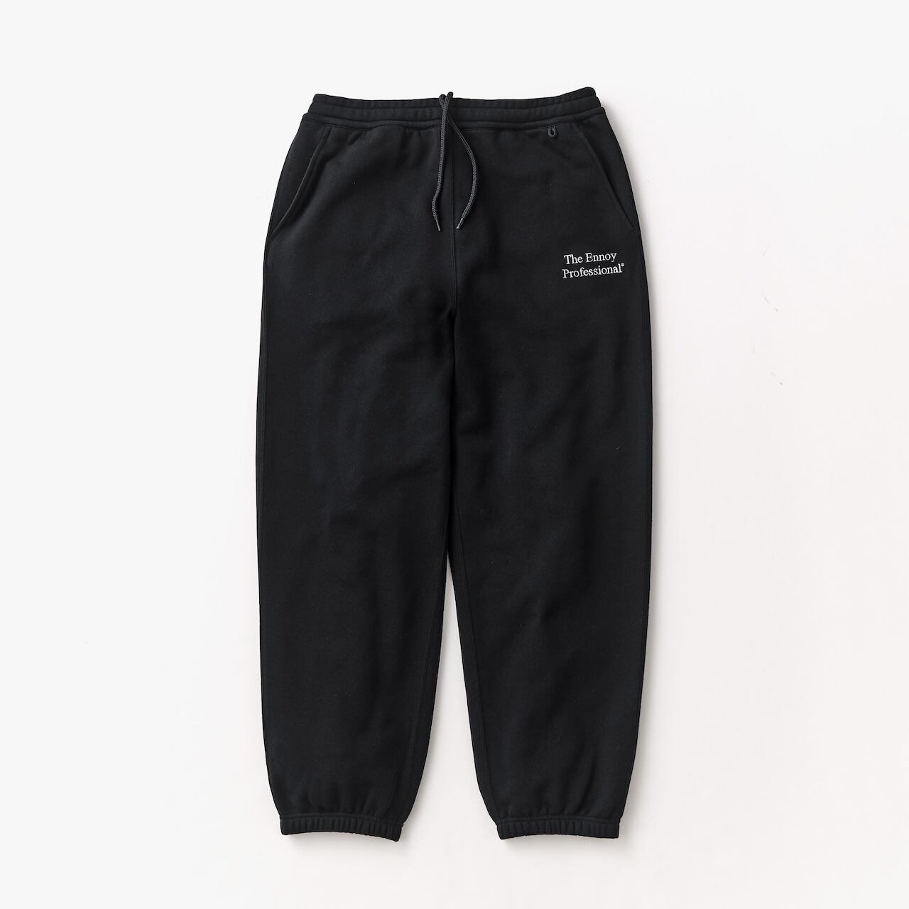 ennoy CREW SWEAT SET UP (BLACK × WHITE)
