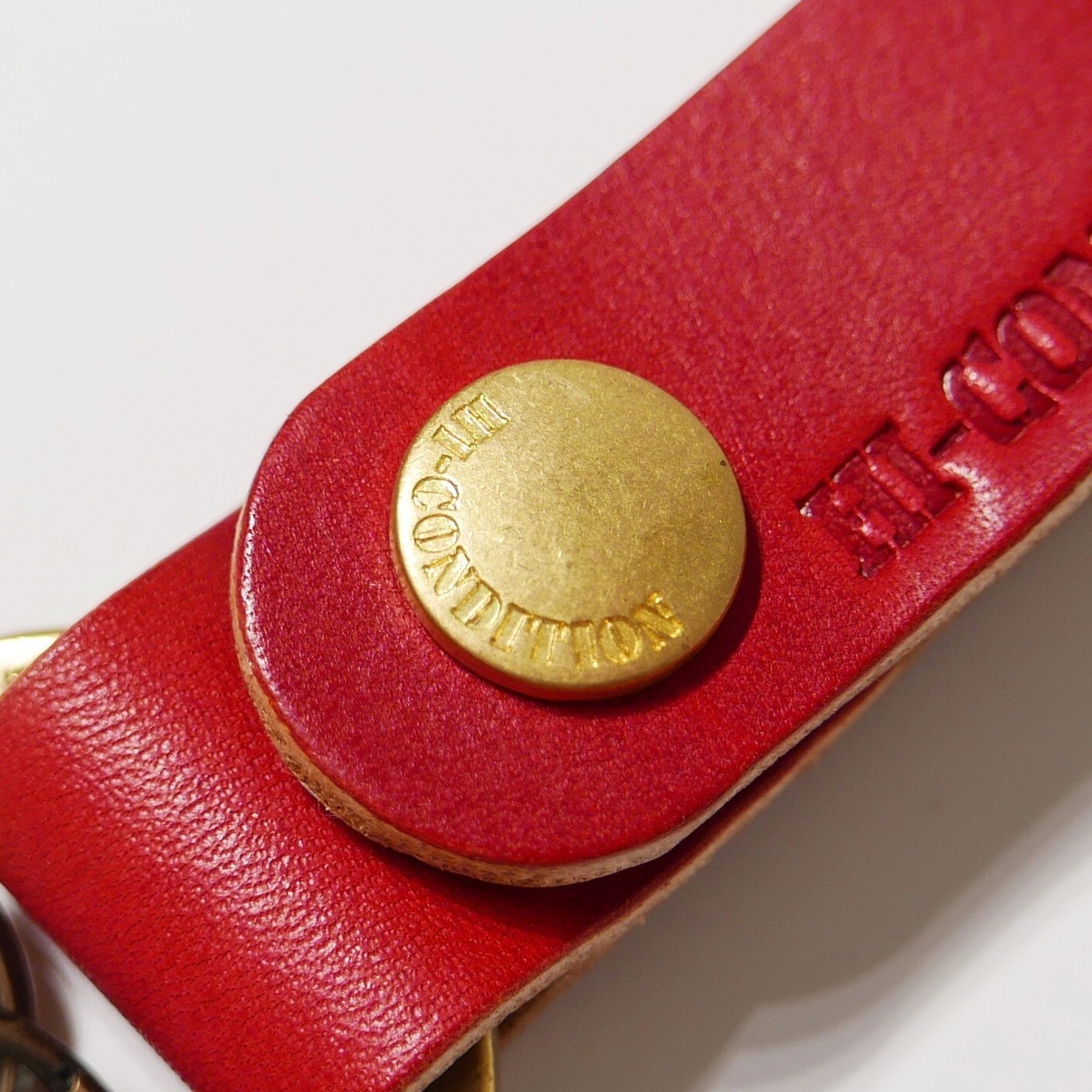 ( RED ) BELT LOOP KEY CHAIN