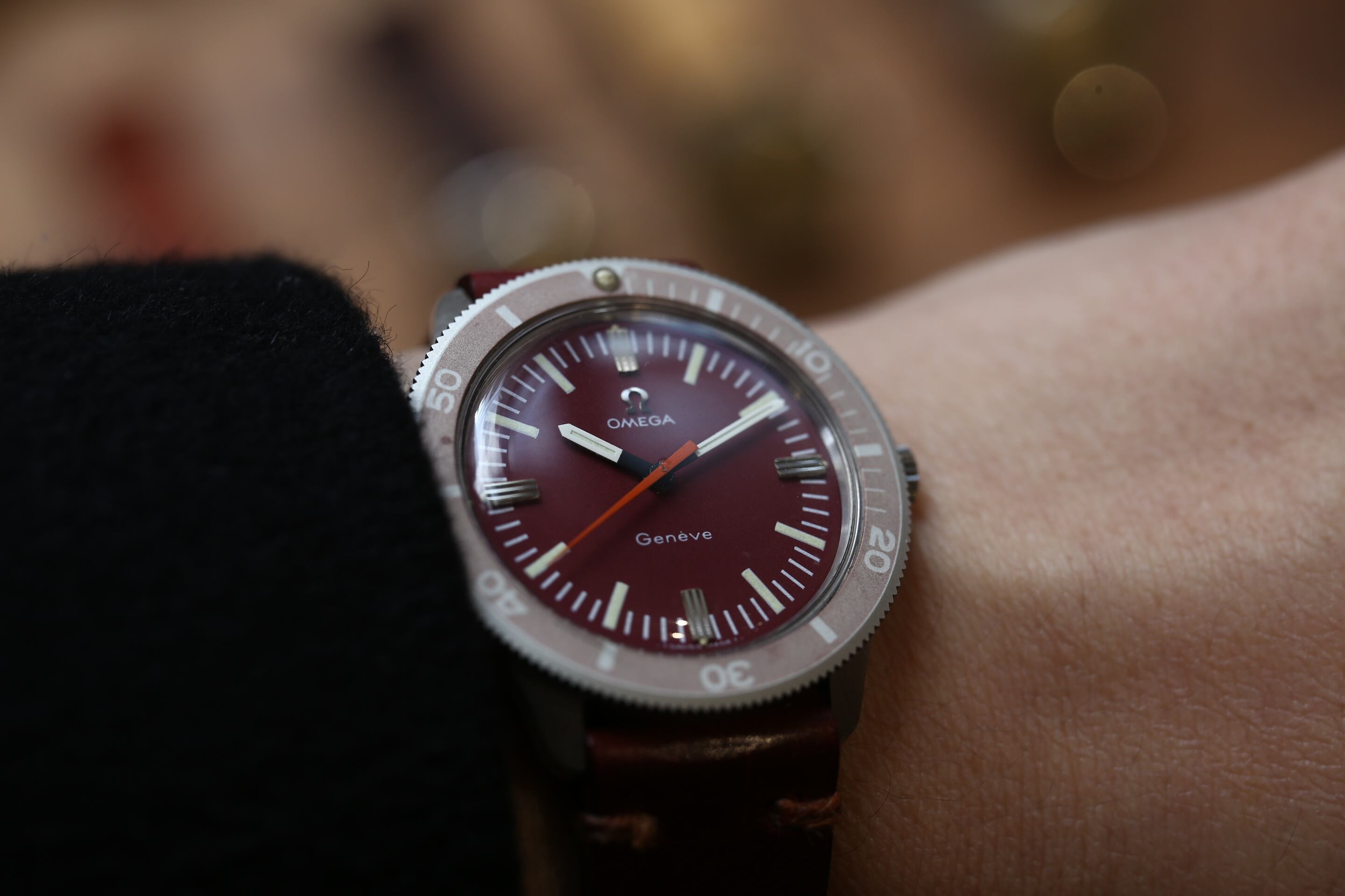 OMEGA】 1970's ADMIRALTY GENEVE ゴーストベゼル ”NON ANCHOR” OH済み