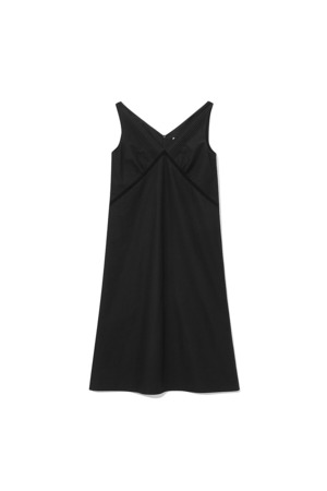 [LE17SEPTEMBRE] LONG SCALLOPED DRESS [BLACK] 正規品 韓国ブランド 韓国通販 韓国代行 韓国ファッション LE 17 SEPTEMBRE ル 17 セプテンバー le 917韓国 店舗