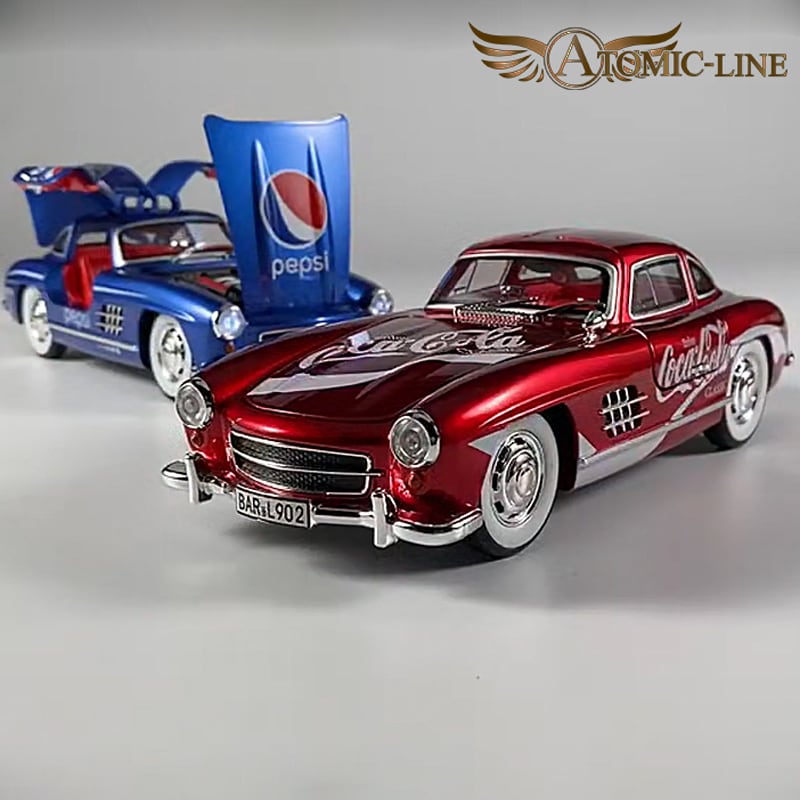 メルセデス ベンツ 300SL クーペ 1/24 ミニカー 全2色 エンジン