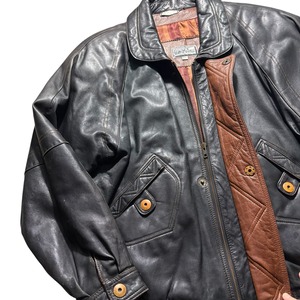 vintage GIANCARLO ROSSI sheep leather blouson