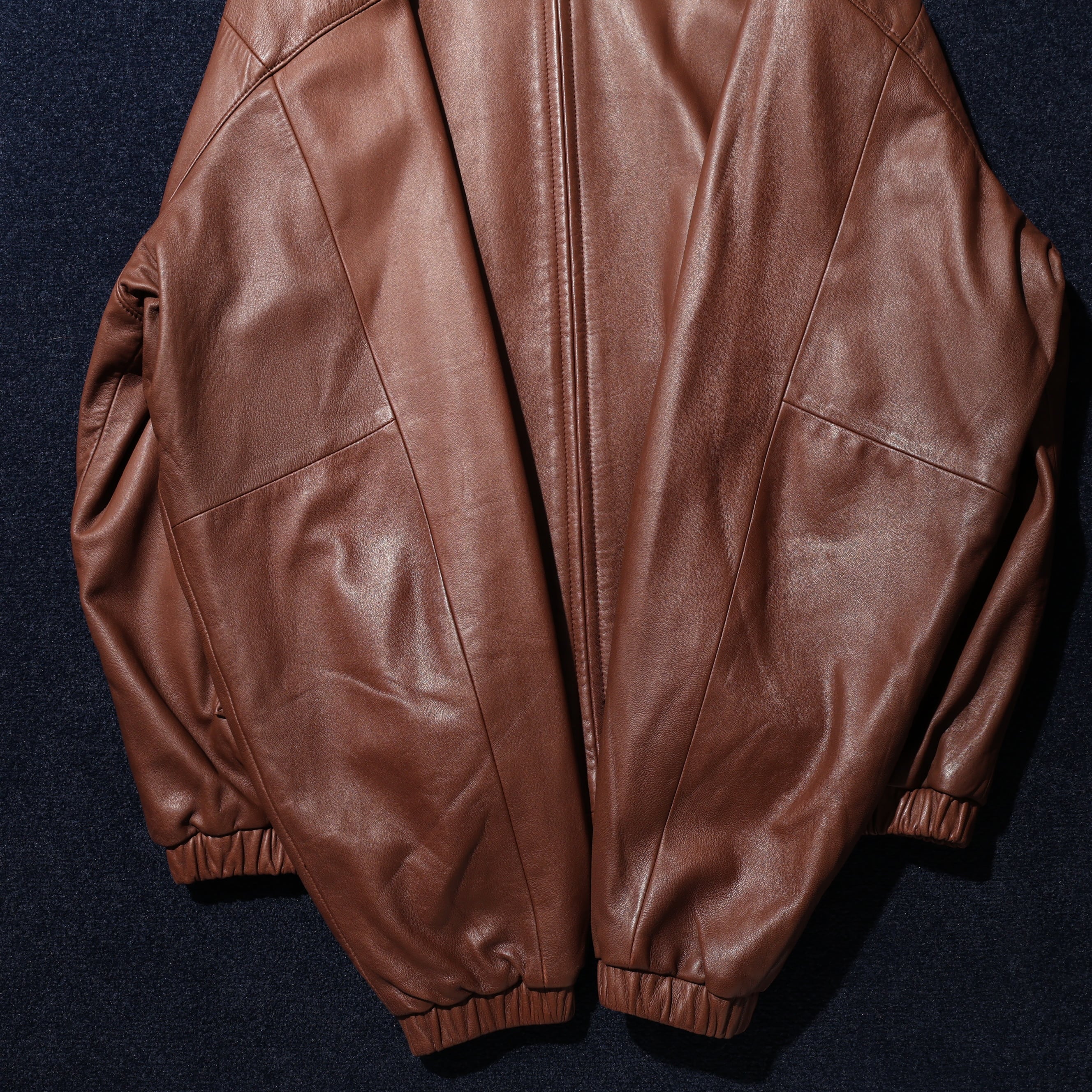 美品 XL ポニー無し Polo Ralph Lauren ラムスキン レザージャケット