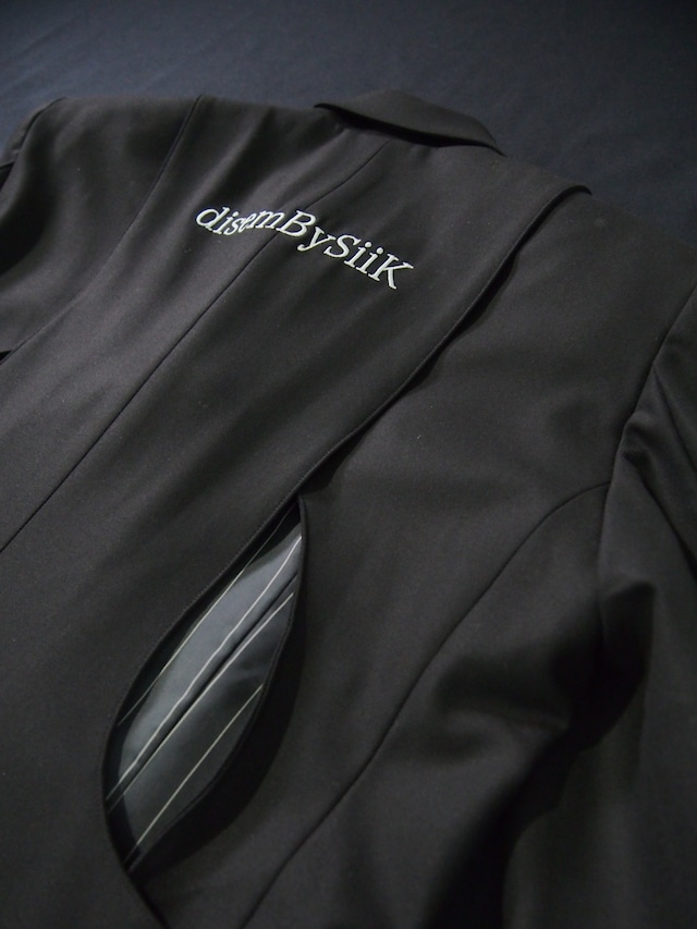 disemBySiiK　BACK DETAIL JACKET　black