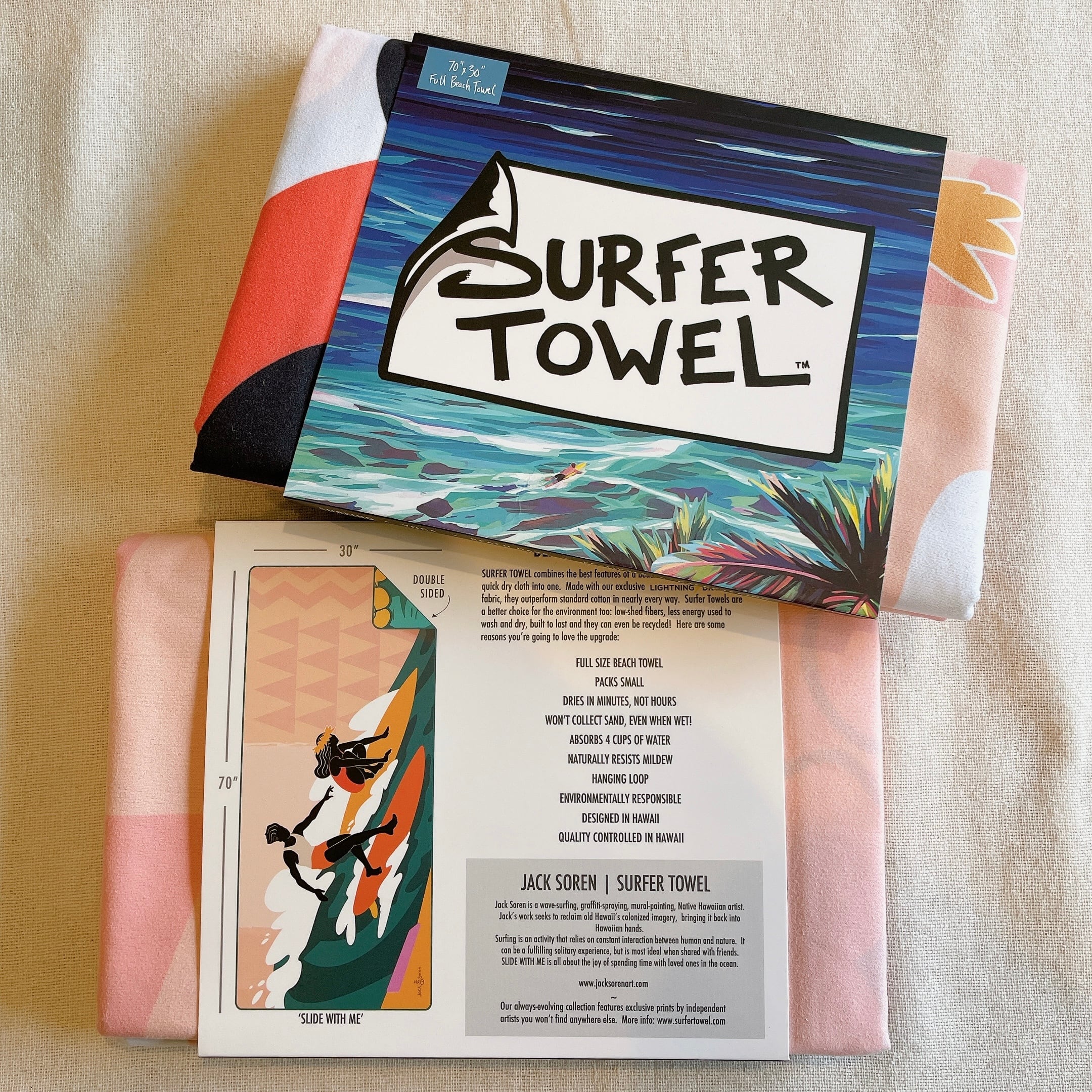 SURFER TOWEL | MAHALOKOBO ハワイアン雑貨・アート・アロハシャツ