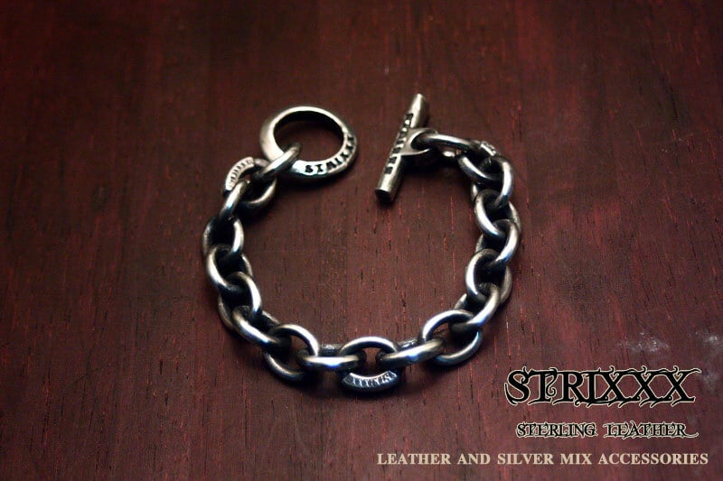 29 ナローあずきブレスレット　STRIXXX sterling leather