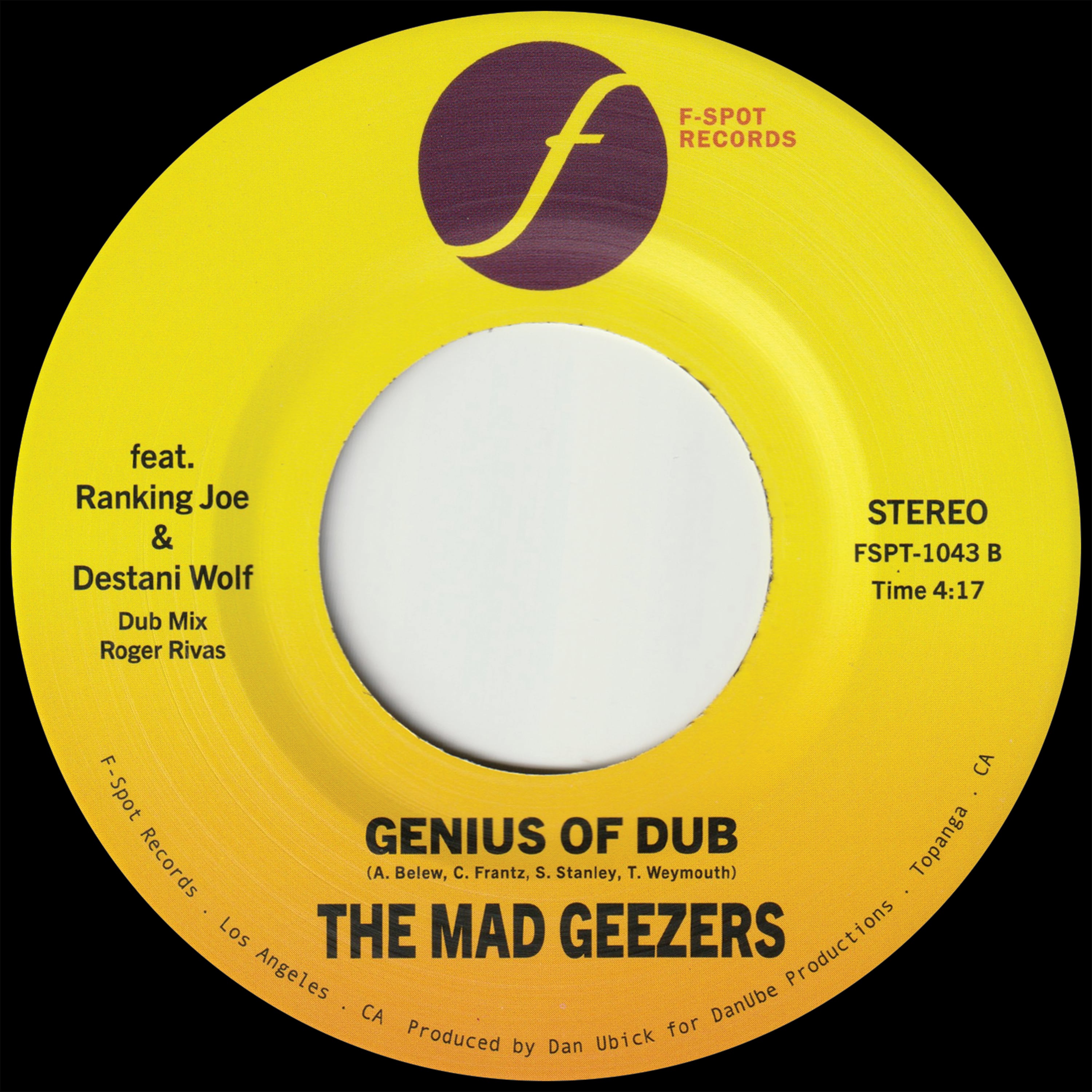 1月9日発売予定】『THE MAD GEEZERS』“Genius of Love / Genius of Dub