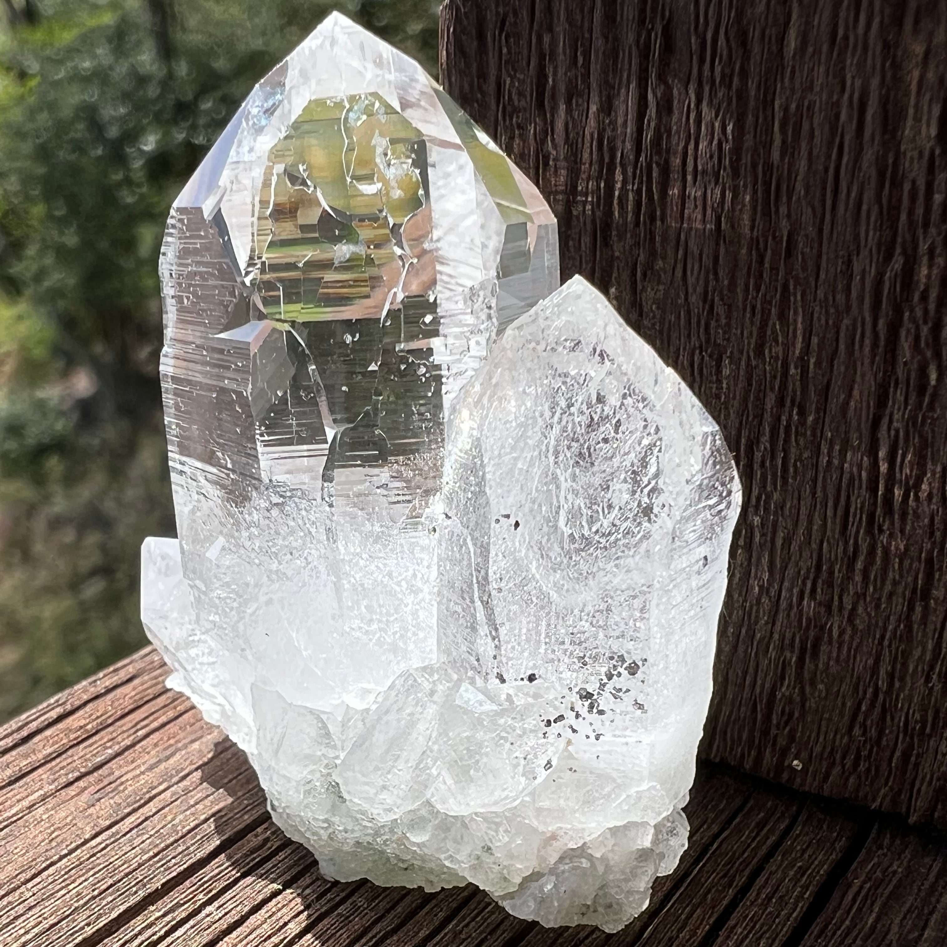 【SALE‼︎最終価格】高透明　マニハール産水晶原石　140g