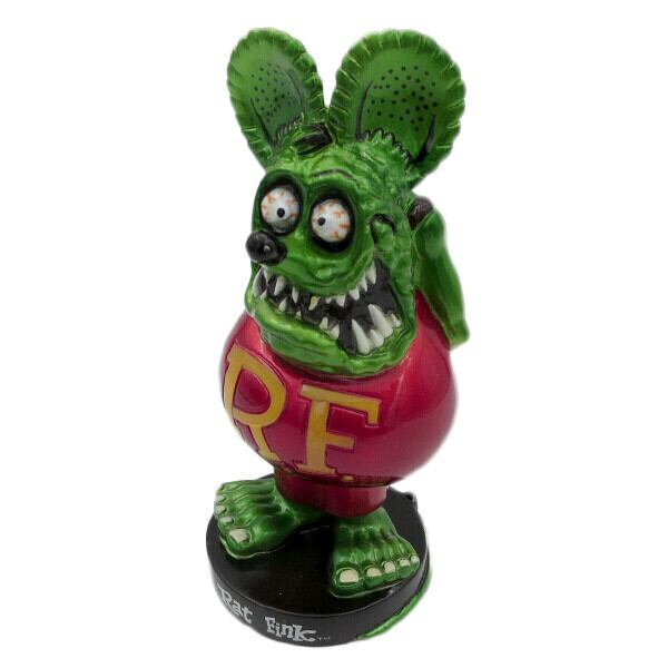 ♧【Rat Fink ラットフィンク】FUNKO ファンコ ボビングヘッド METALIC GREEN　〚アメリカン雑貨 アメトイ〛