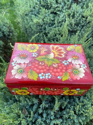 ペトリキフカ・ジュエリーボックス （ホメンコ）12 cm