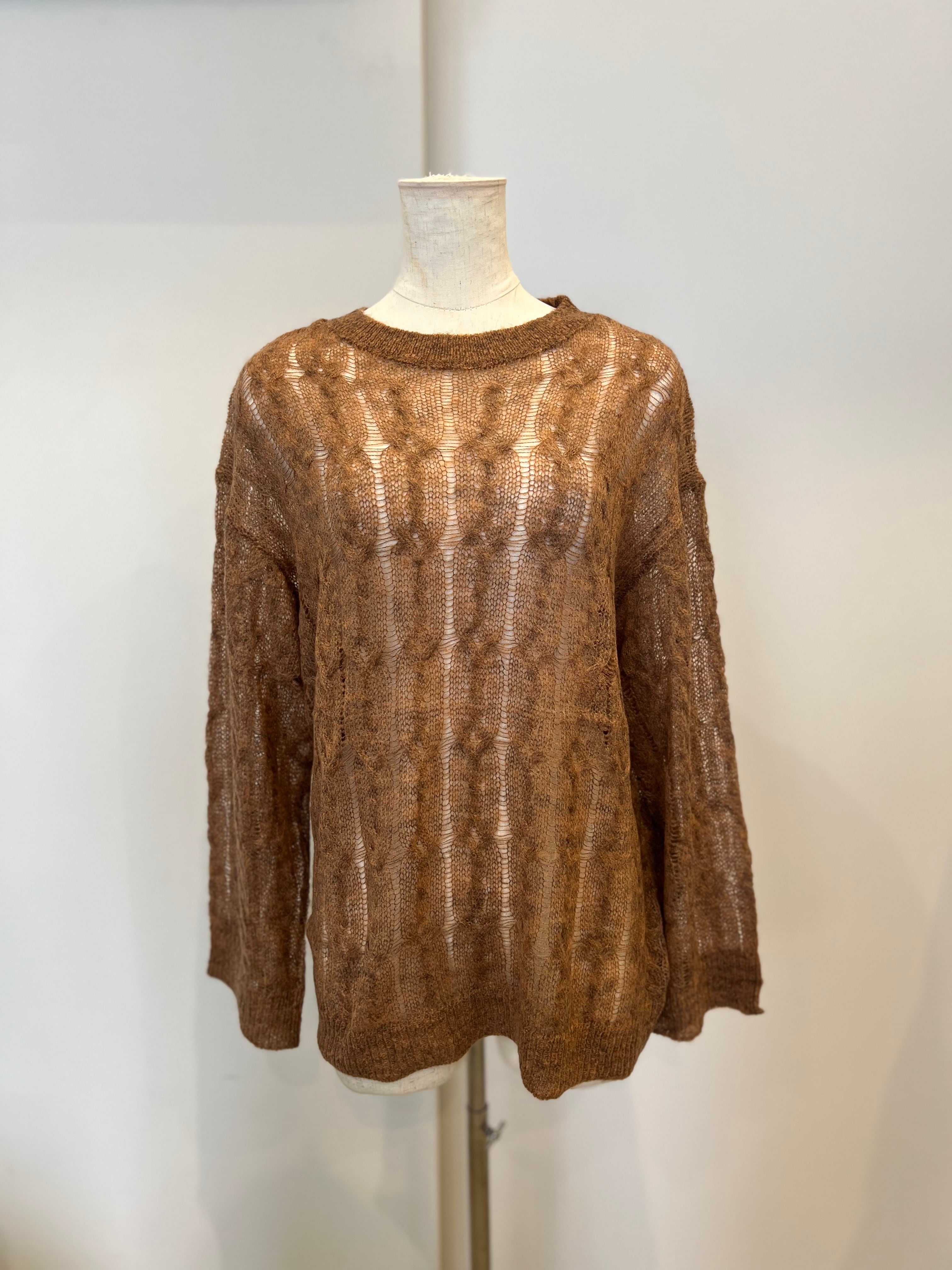 【SELECT】シアークルーネックプルオーバー 29-0427