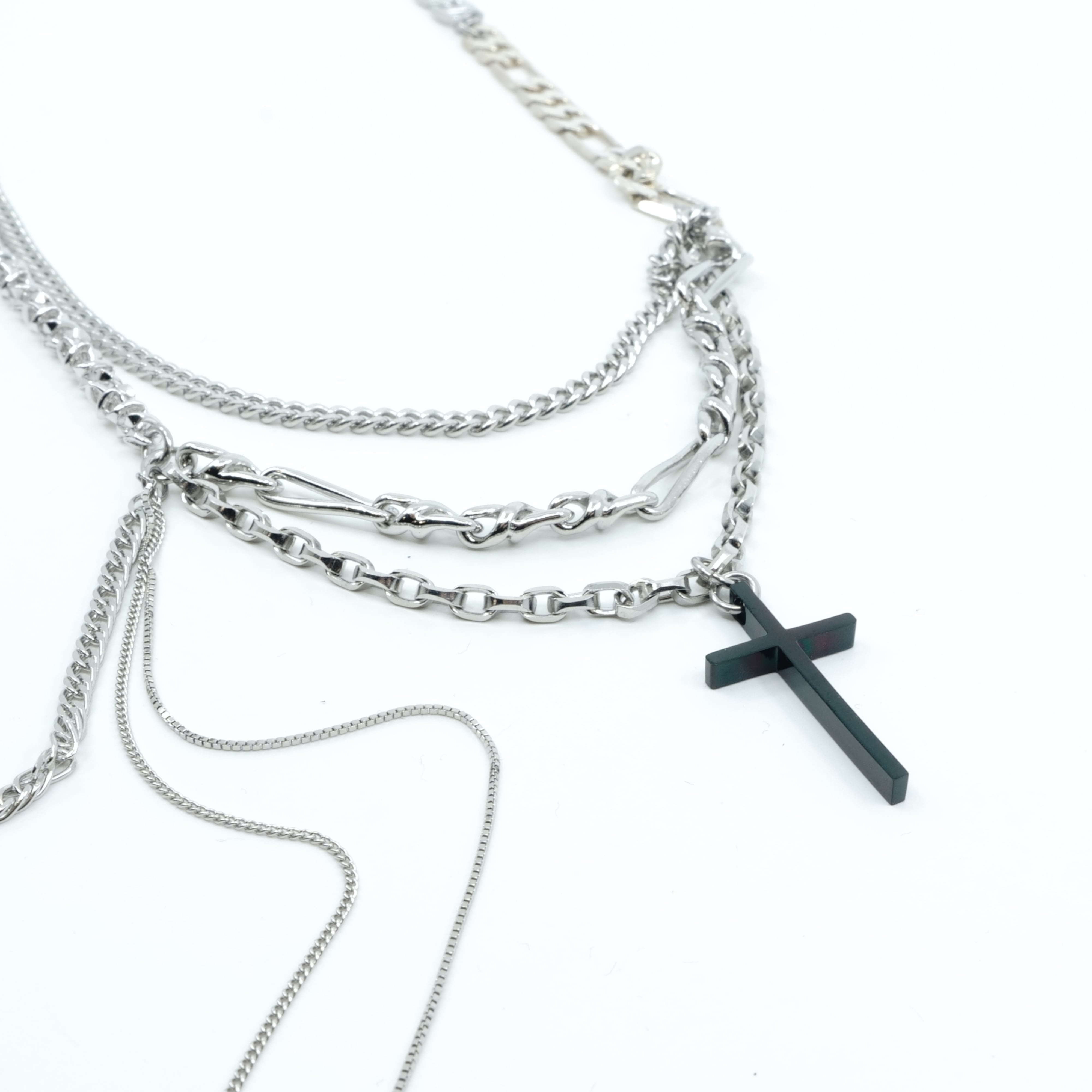 2023 2nd】gunda<ガンダ>ALPHA X NECKLACE/B [アルファ X ネックレス/B