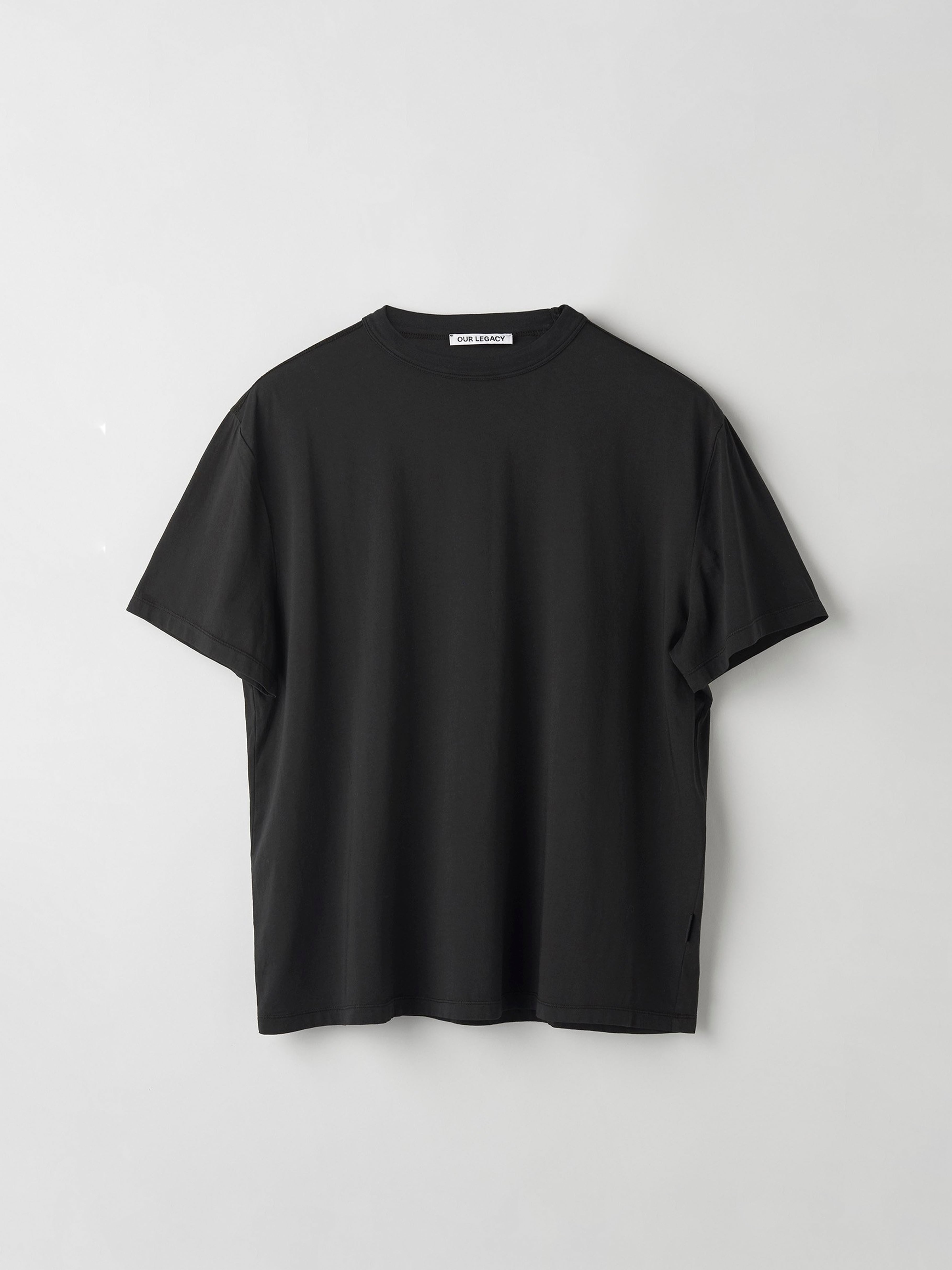 OUR LEGACY NEW BOX T-SHIRT Black Clean Jersey M2206NBL | BEST