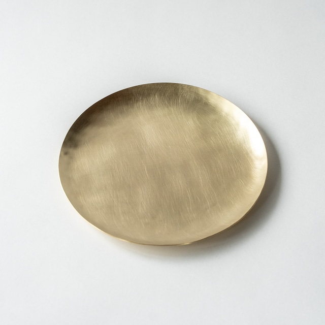 丸皿＜M＞ / 真鍮　minimal plate <circle-M> / brass