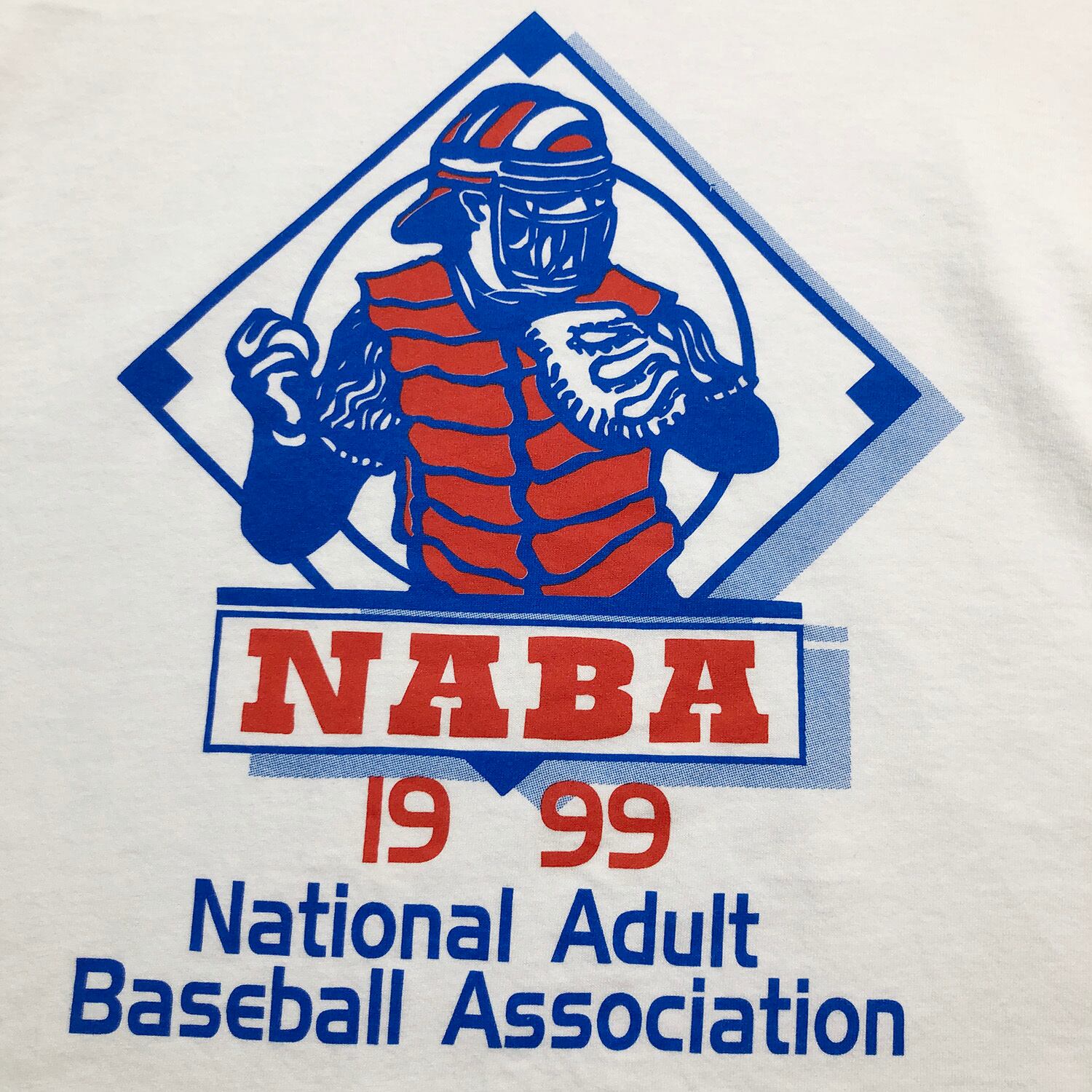 90S 古着 ヴィンテージ NABA 1999年 オールスター ベースボール 野球 Tシャツ メンズXL ホワイト 大きいサイズ 古着 BA2267