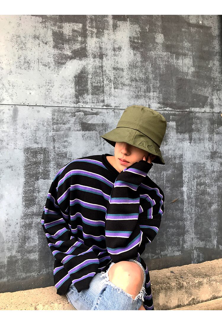 全2色 ロンT カットソー ボーダー カジュアル おしゃれ