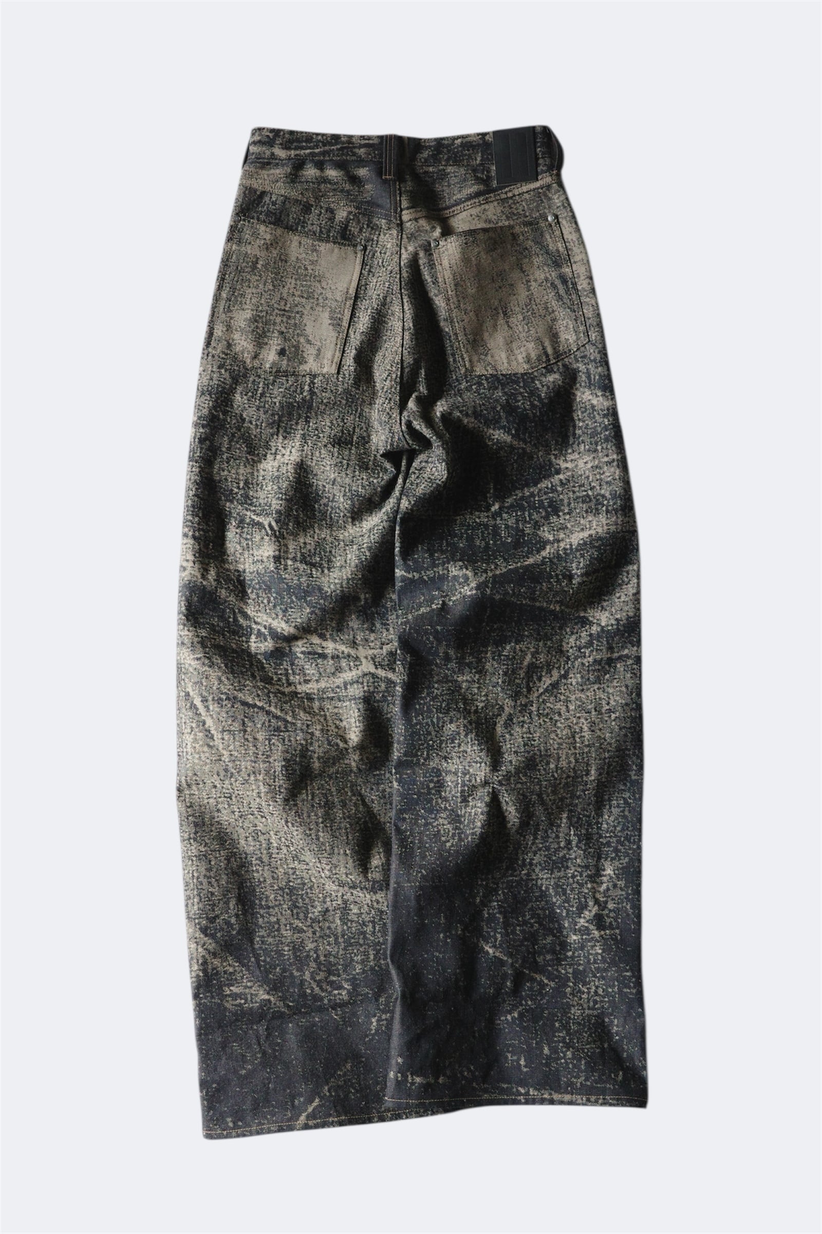 daisuke tanabe【x-ray jacuard denim trouser -black-】 | lloomm