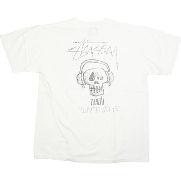 SizeL STUSSY ステューシー ×MINOTAUR×neroli TEE スカルTシャツ
