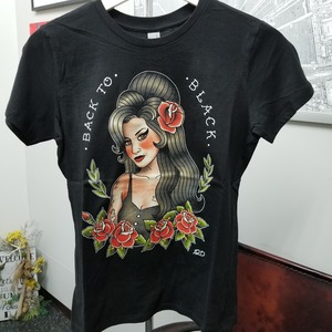 Tattoo Tシャツ　” Amy Winehouse "Sサイズ 