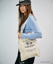 【直営限定ITEM】DOGS & LOVERS プリントトートバッグ (IVORY) CQ-48522H