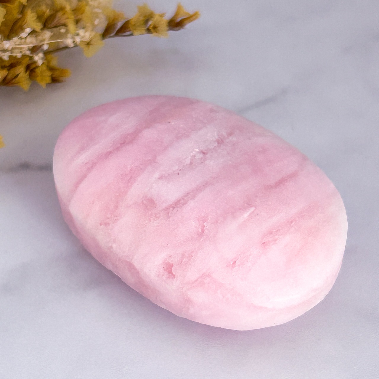 ピンクアラゴナイト パーム