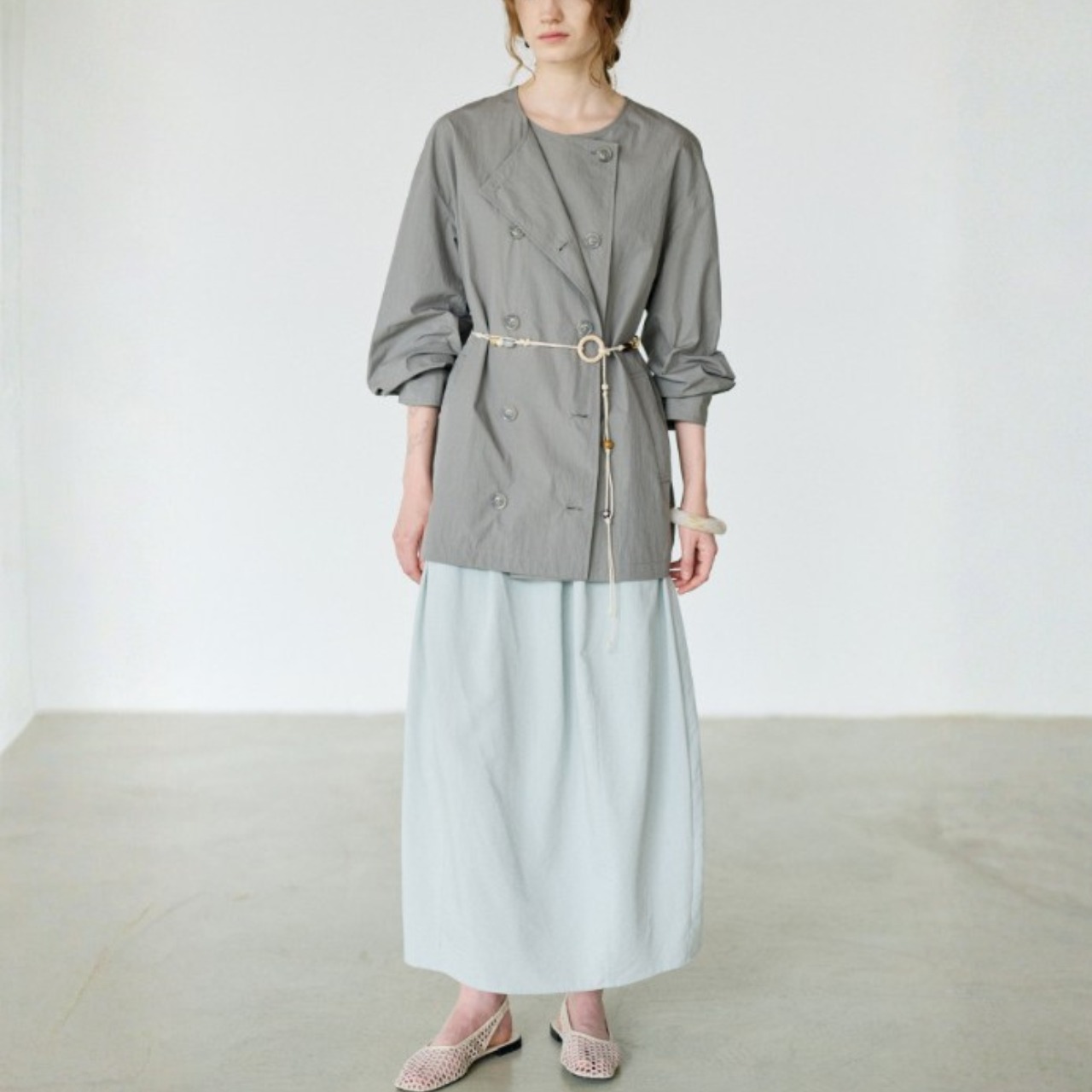 Épure Collarless Coat F0546