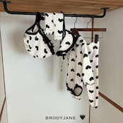 韓国子供服 / 26Autumn / 〖取寄〗Brodyjane / ブラックハートソックス / ベビー服 / 赤ちゃん服 / 靴下 *FREE*