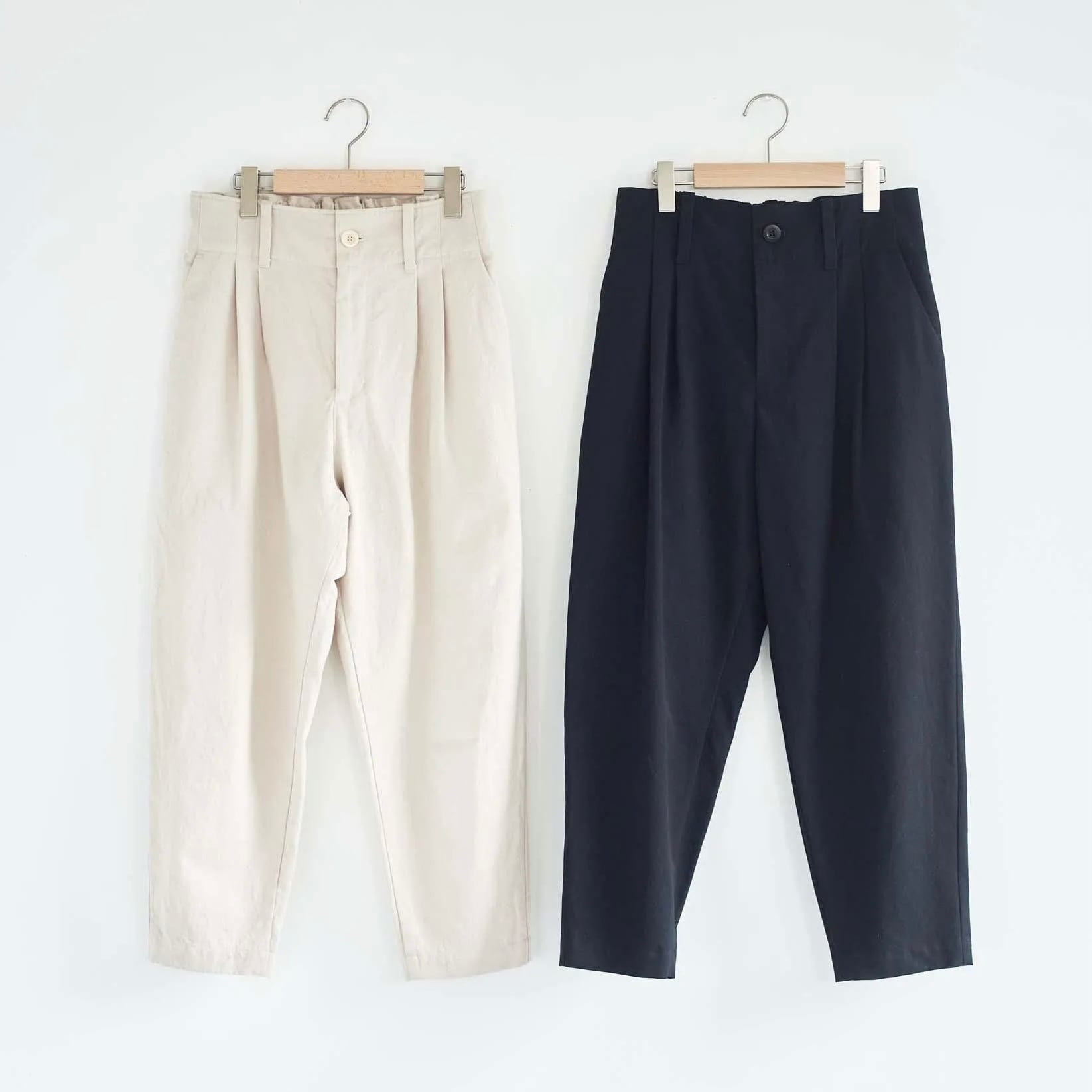 HAU |Tidyコットンウールテーパードパンツ