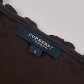 BURBERRY LONDON バーバリー ロンドン タック デザイン 半袖シャツ カットソー 4/ブラウン レディース 三陽商会