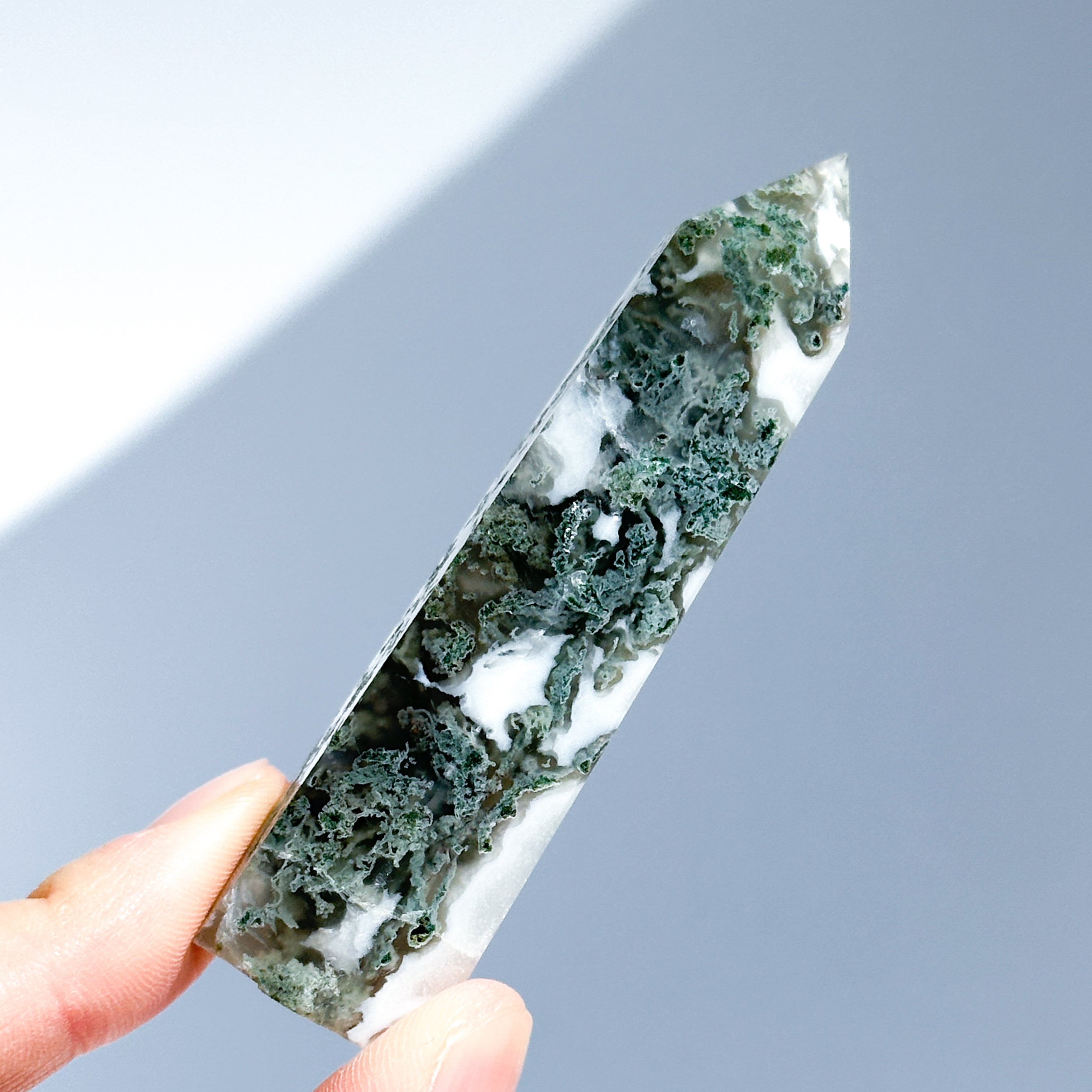 モスアゲート タワー モスアゲート タワー84◇ Moss Agate ◇天然石・鉱物・パワーストーン