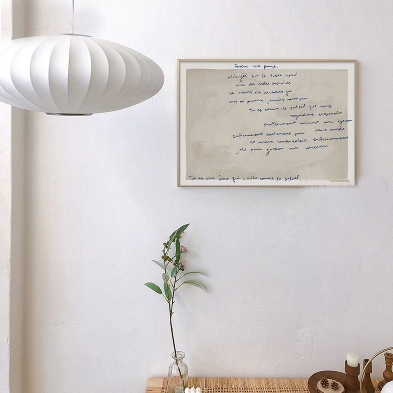 ポスター 壁 アート コットン キャンバス プリント 文字 絵 リビング A3