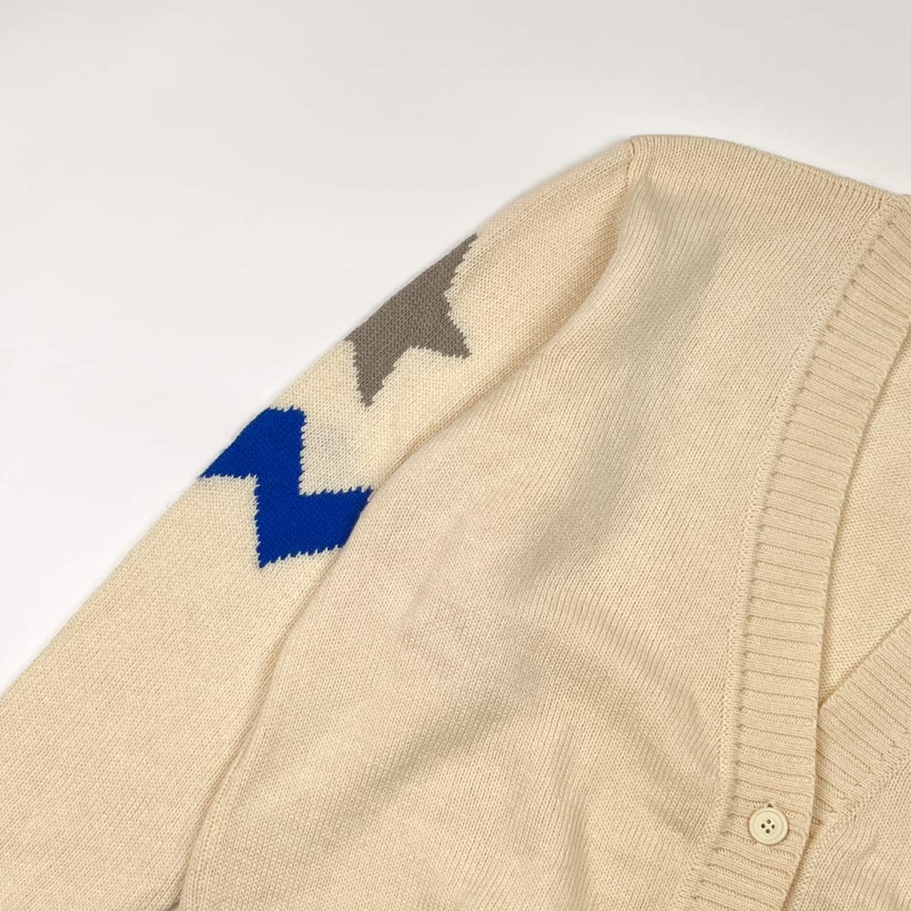 90s Christian Dior SPORTS クリスチャンディオール ウール ニット カーディガン M/アイボリー レディース ビンテージ