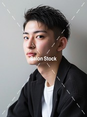 【メンズ】アップバングフェード