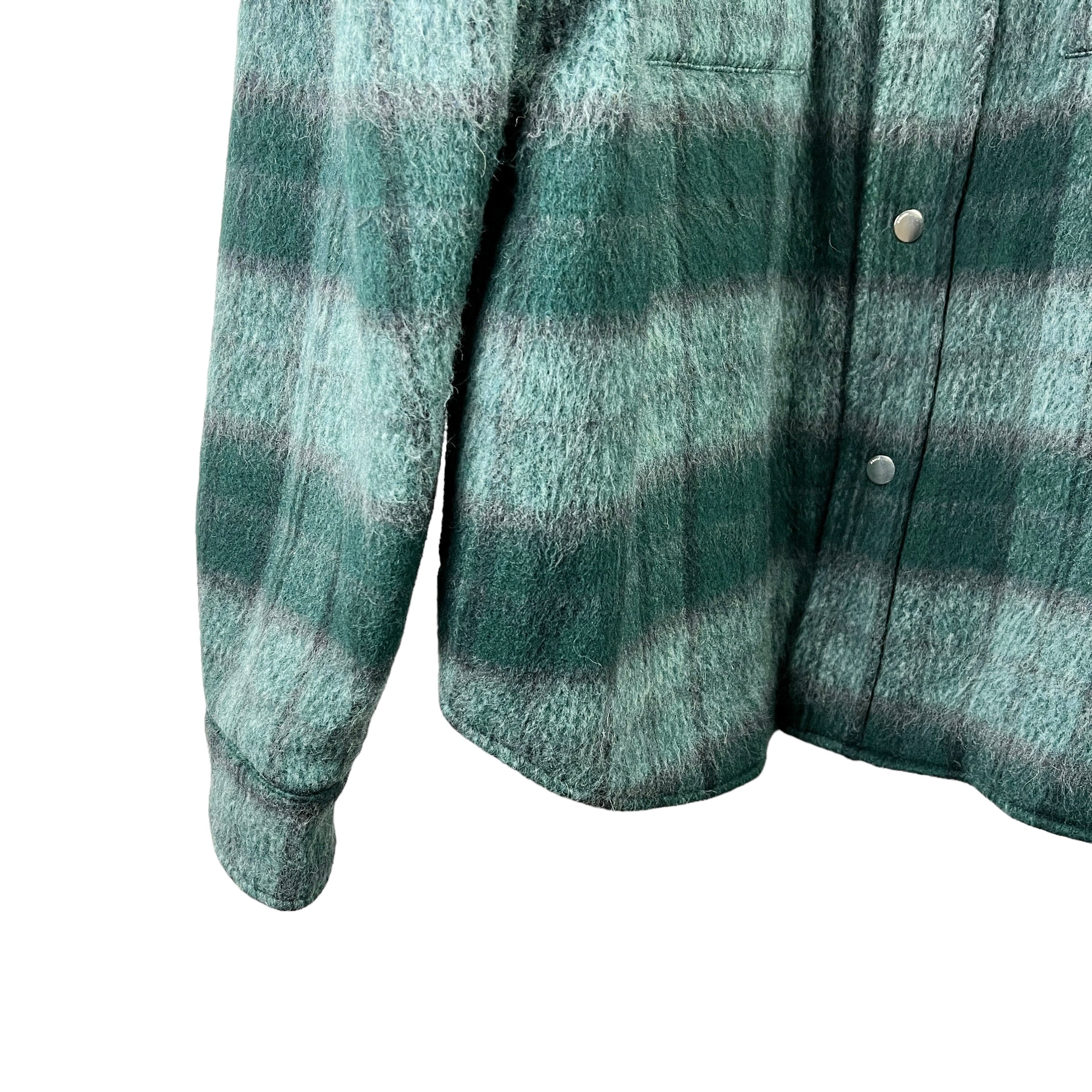 AMIRI (アミリ) BRUSHED PLAID OVERSHIRT シャツブルゾン JACKET AMIRI (アミリ) BRUSHED PLAID OVERSHIRT シャツブルゾン JACKET