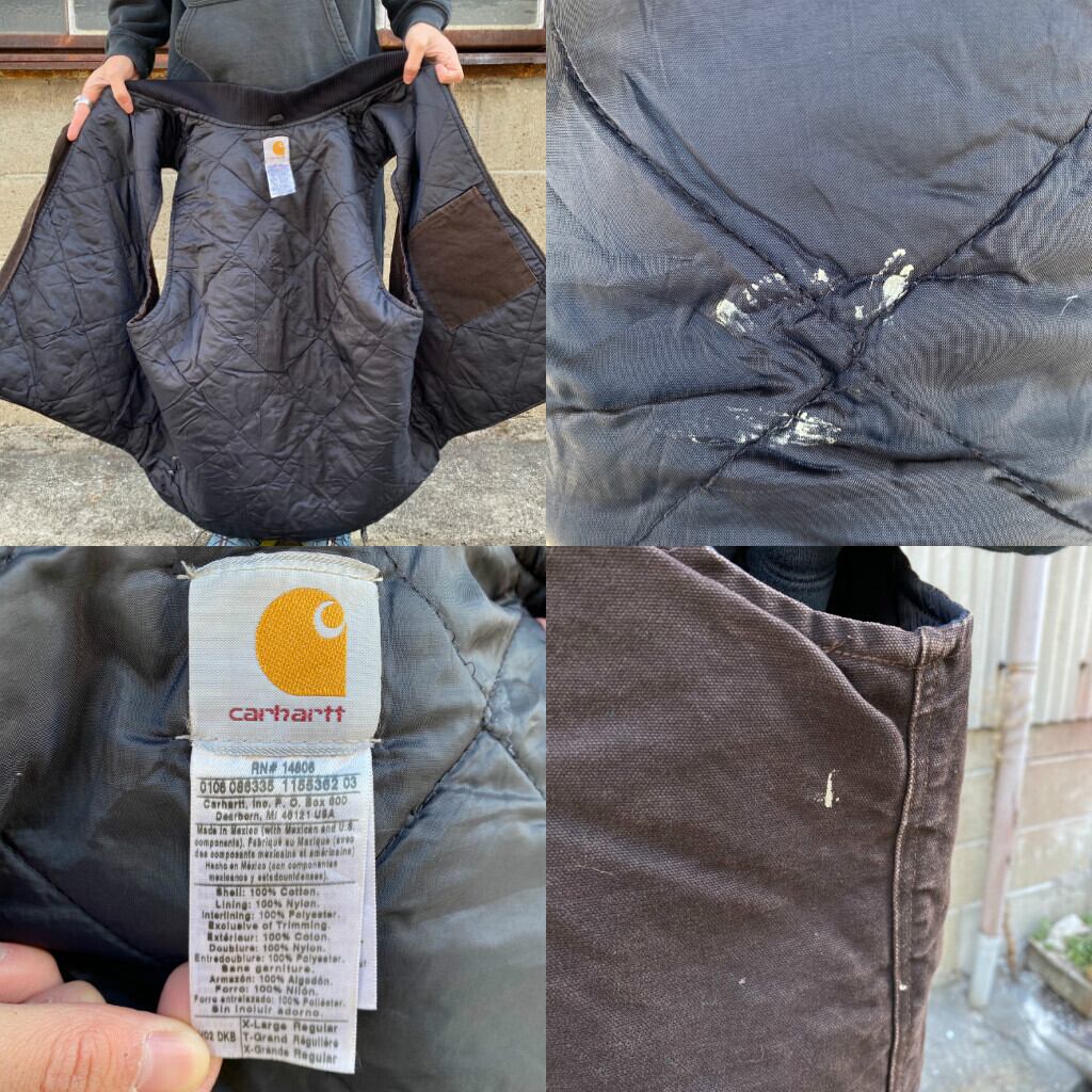 Carhartt カーハート ダック地 ワークベスト メンズXL 古着 Carhartt カーハート ダック地 ワークベスト メンズXL 古着
