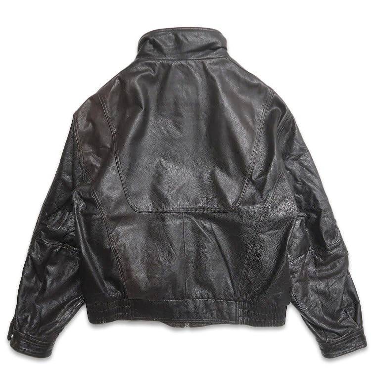 ロバートコムストック黒レザーボンバージャケット Thinsulate 3M ロバートコムストック黒レザーボンバージャケット Thinsulate 3M